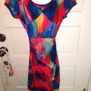 Tie dye party dress